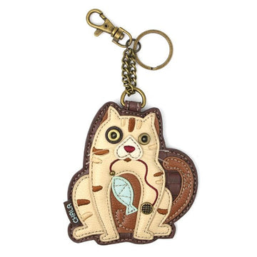 Chala Keychain Tabby CAT GEN II - KEYCHAIN COIN PURSE KEY FOB by Chala